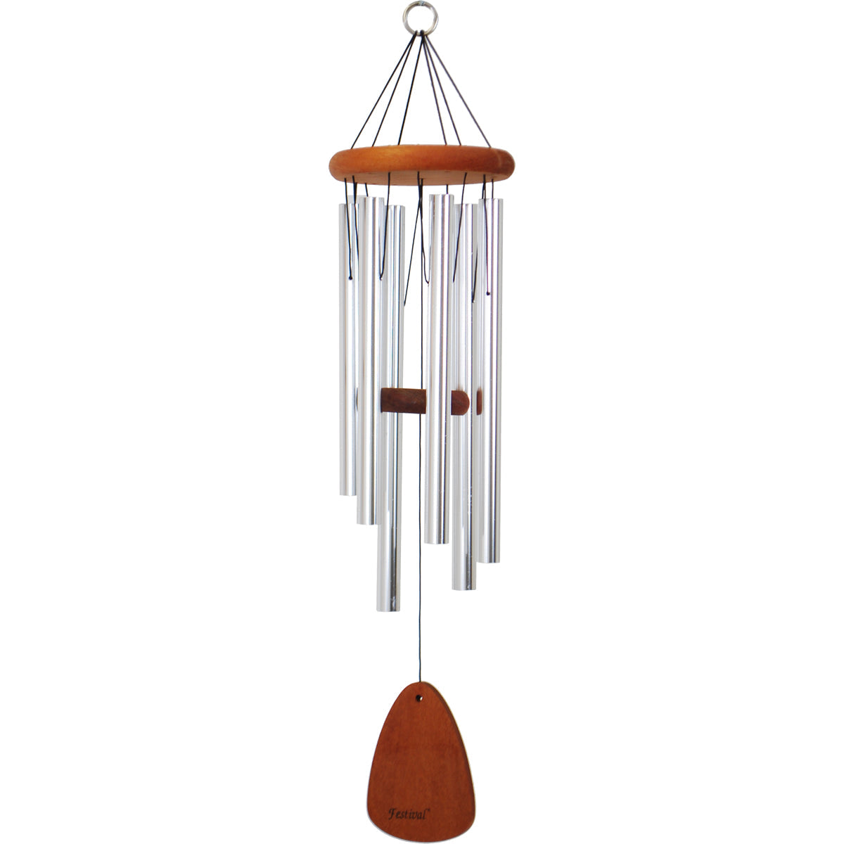 Festival 30-Inch Wind Chime - Silver