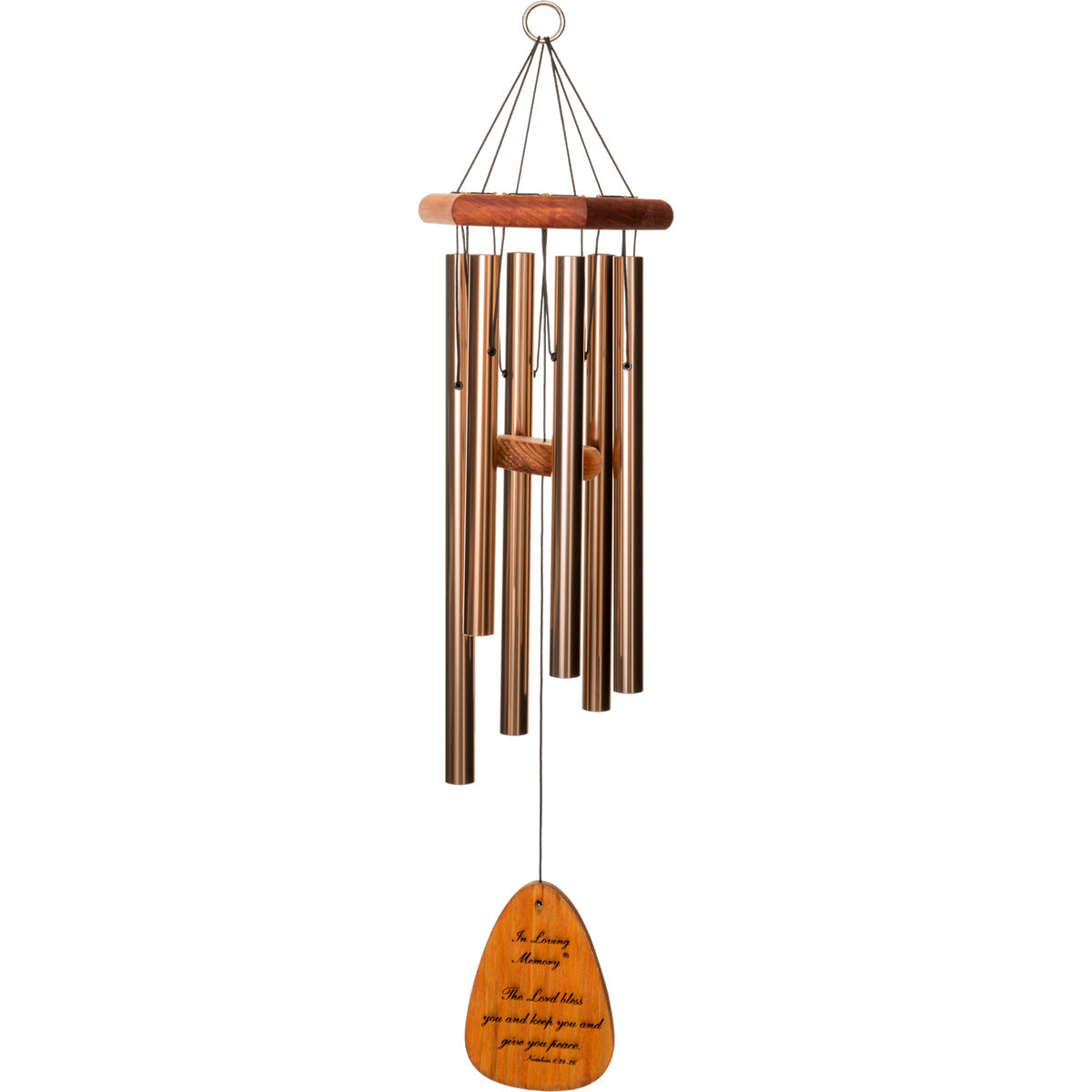 In Loving Memory 30-Inch Wind Chime - Bronze - Phrase 3