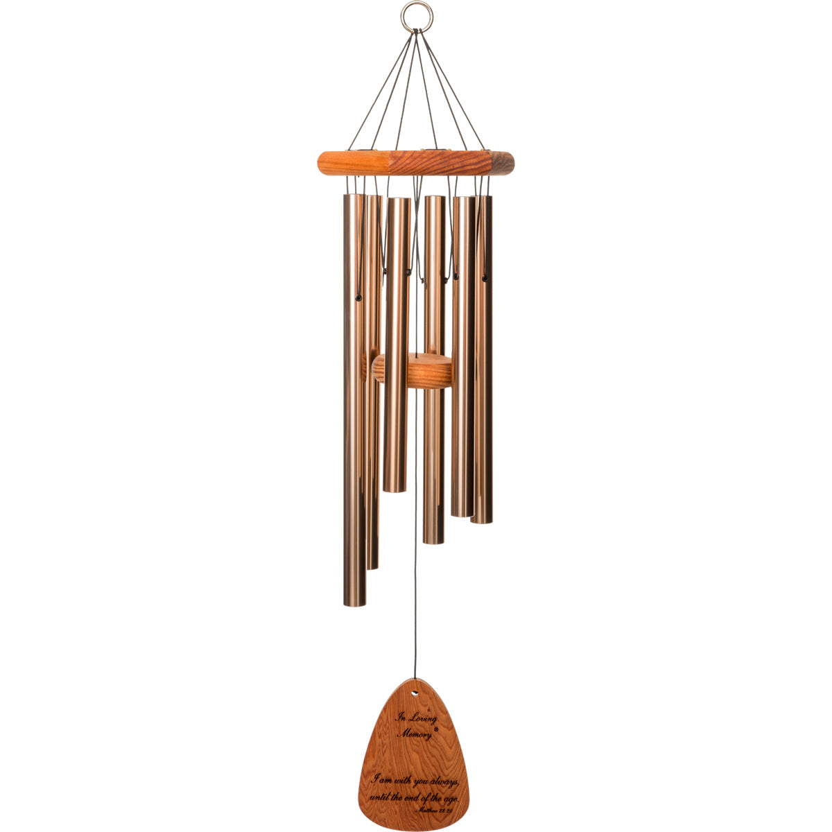 In Loving Memory 30-Inch Wind Chime - Bronze - Phrase 4