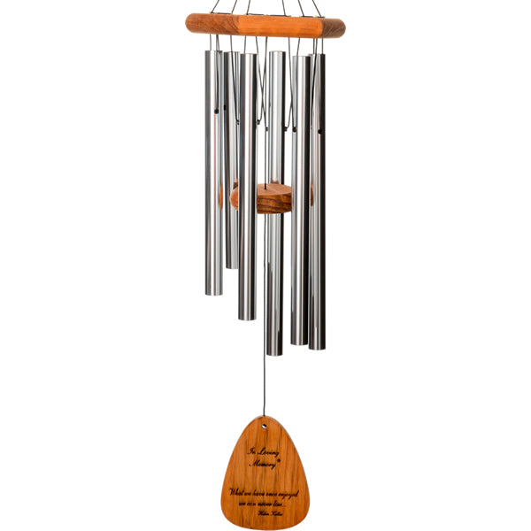 In Loving Memory 30-Inch Wind Chime - Silver