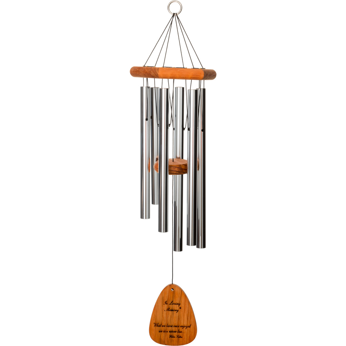 In Loving Memory 30-Inch Wind Chime - Silver