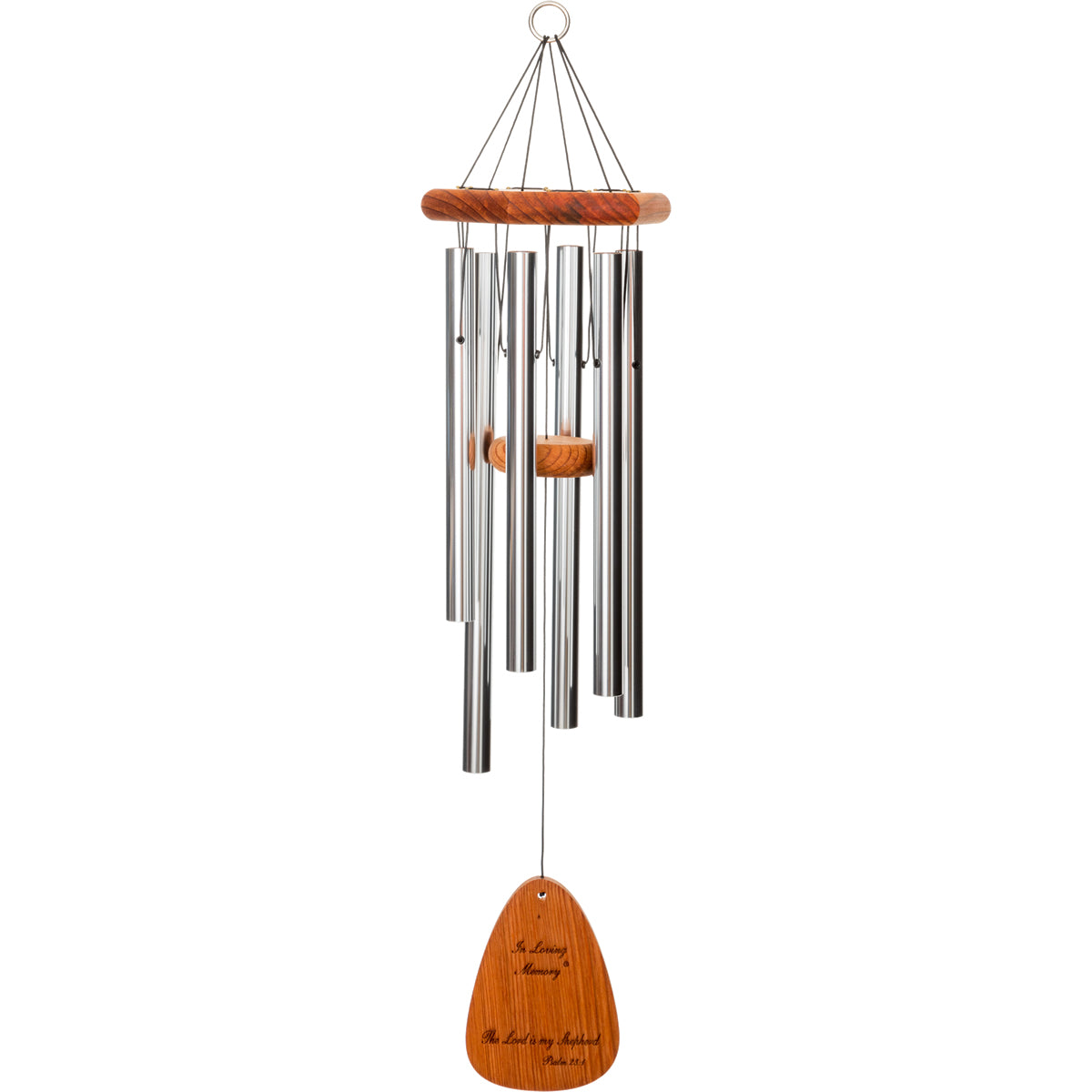 In Loving Memory 30-Inch Wind Chime - Silver