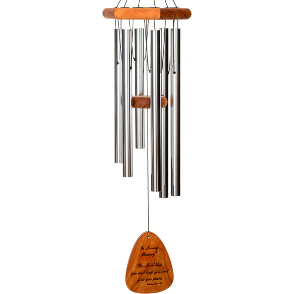 In Loving Memory 30-Inch Wind Chime - Silver