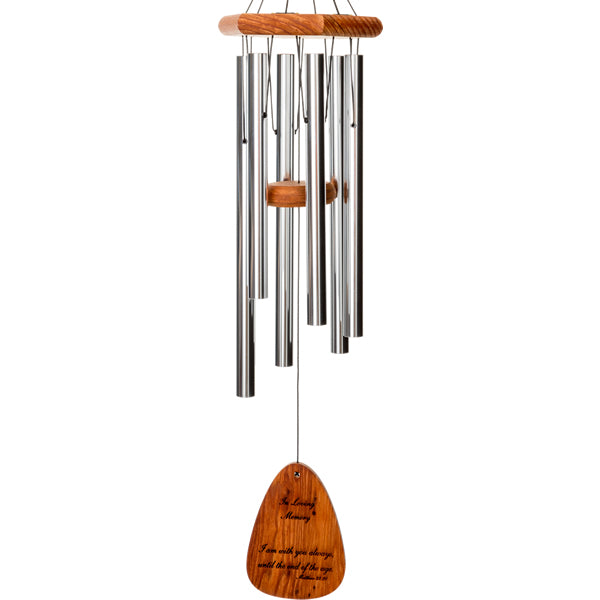 In Loving Memory 30-Inch Wind Chime - Silver