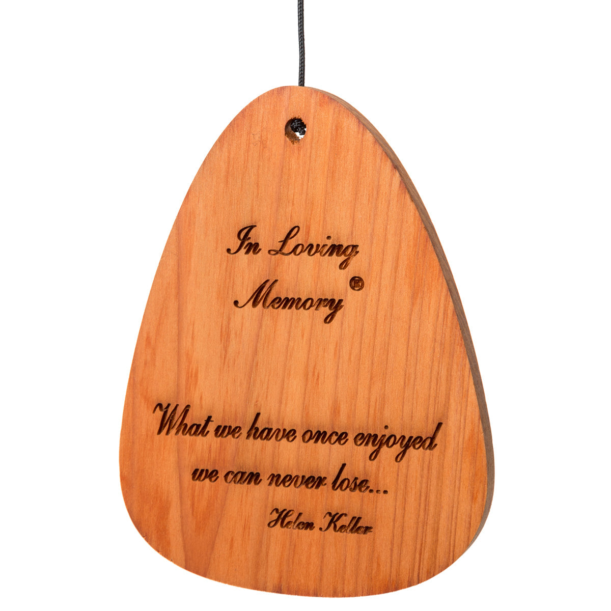In Loving Memory 35-Inch Wind Chime - Bronze - Phrase 1