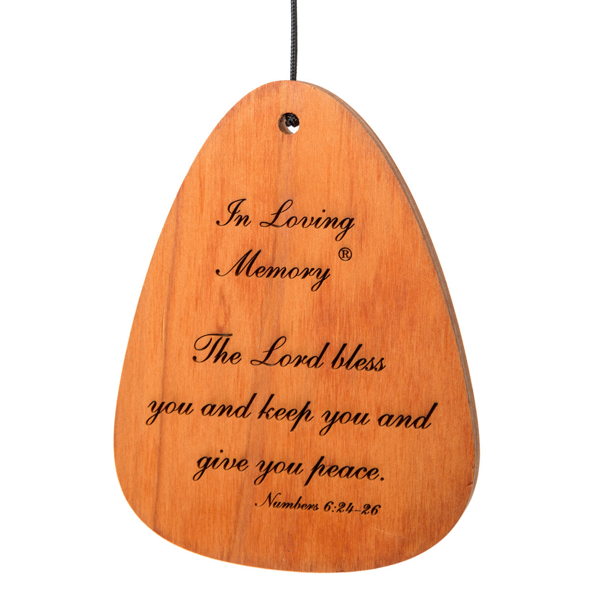 In Loving Memory 35-Inch Wind Chime - Bronze - Phrase 3
