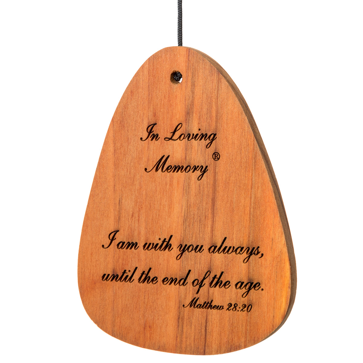 In Loving Memory 35-Inch Wind Chime - Bronze - Phrase 4