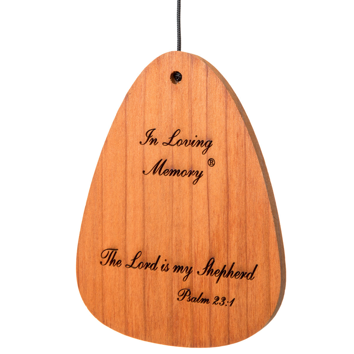 In Loving Memory 35-Inch Wind Chime - Silver - Phrase 2