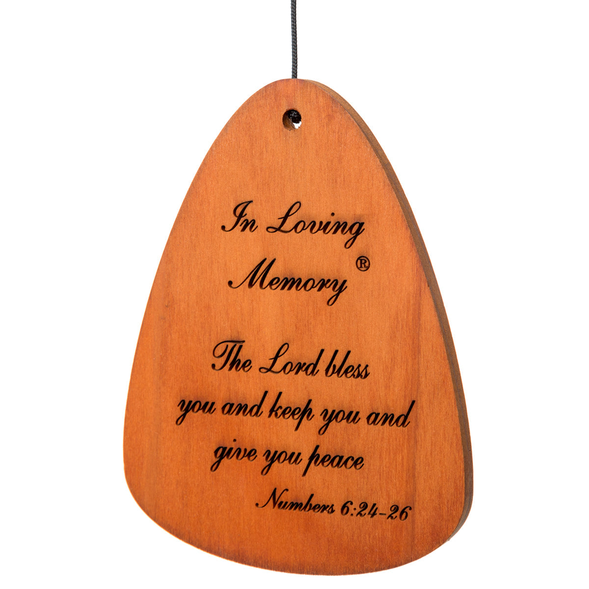 In Loving Memory 42-Inch Wind Chime - Bronze - Phrase 3