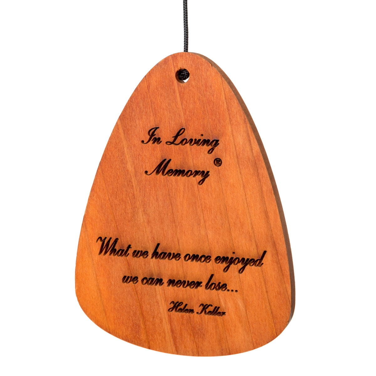 In Loving Memory 24-Inch Wind Chime - Bronze - Phrase 1