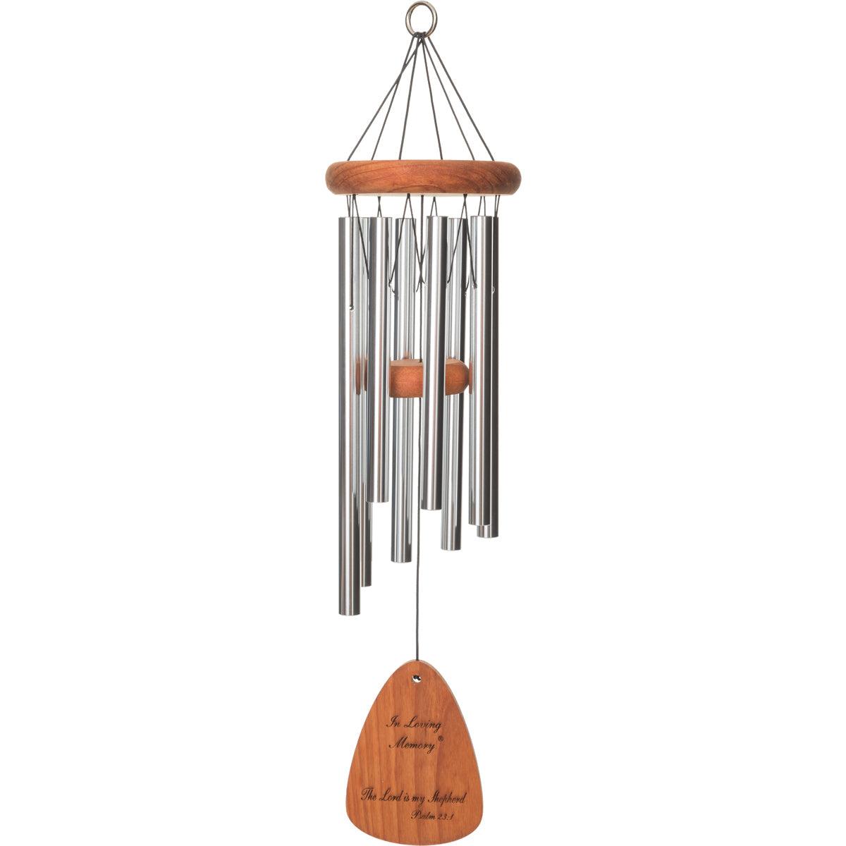 In Loving Memory 24-Inch Wind Chime - Silver - Phrase 2