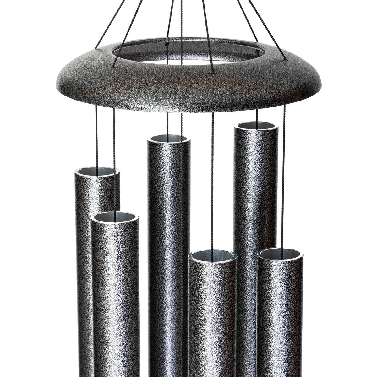 Corinthian Bells 78-inch Wind Chime - Silver Vein