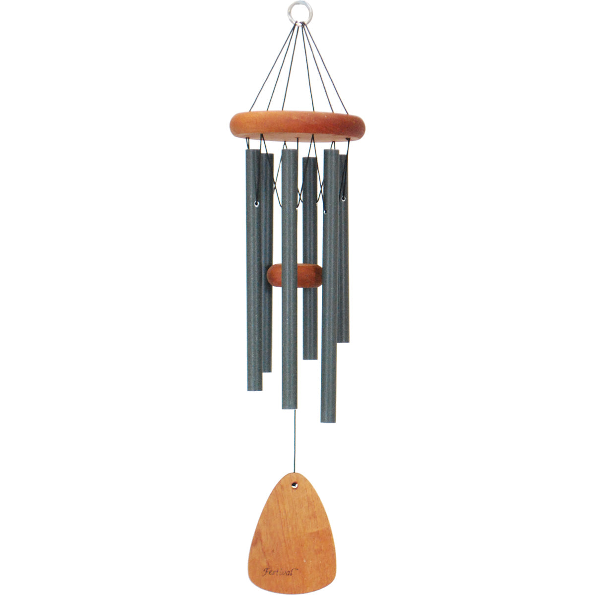 Festival 24-Inch Wind Chime - Forest Green