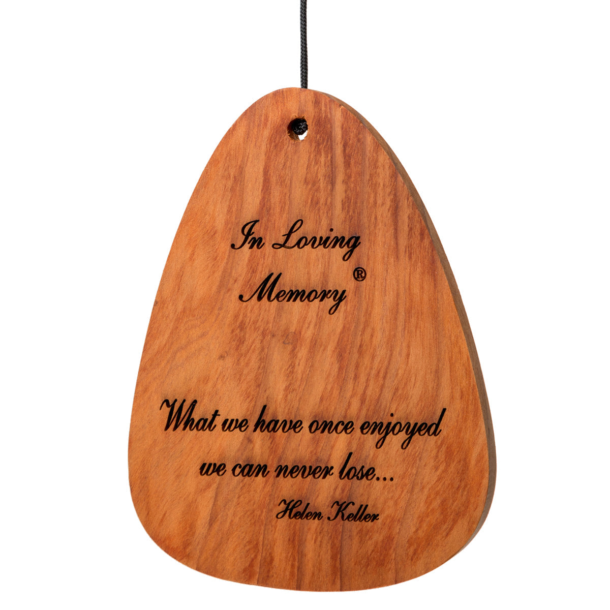 In Loving Memory 30-Inch Wind Chime - Bronze - Phrase 1