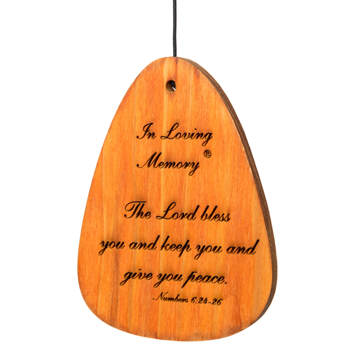 In Loving Memory 30-Inch Wind Chime - Bronze - Phrase 3