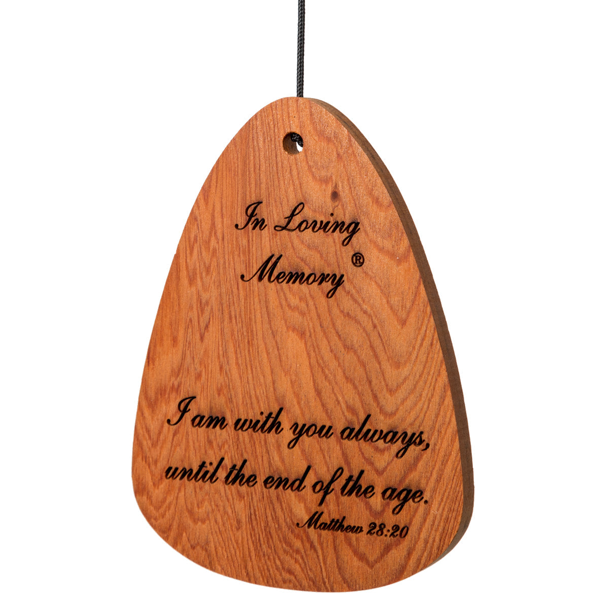 In Loving Memory 30-Inch Wind Chime - Bronze - Phrase 4