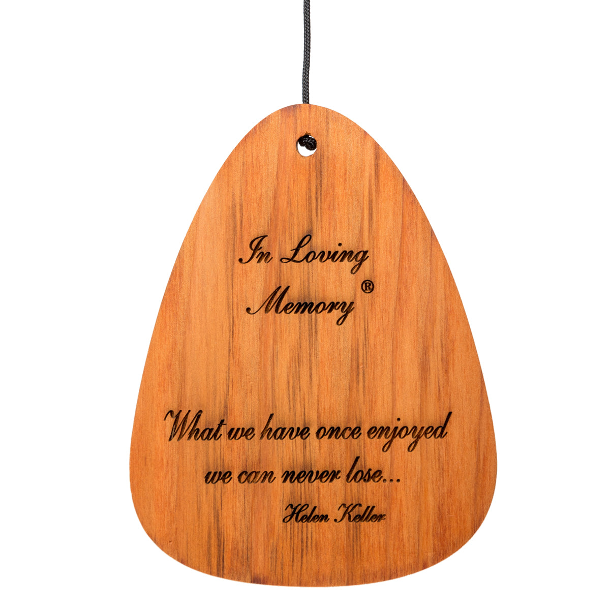 In Loving Memory 30-Inch Wind Chime - Silver - Phrase 1