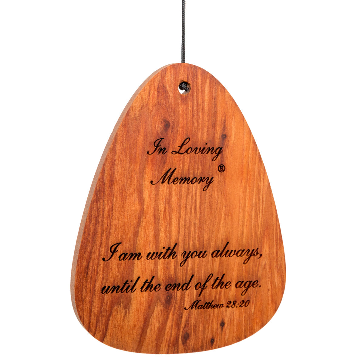 In Loving Memory 30-Inch Wind Chime - Silver - Phrase 4