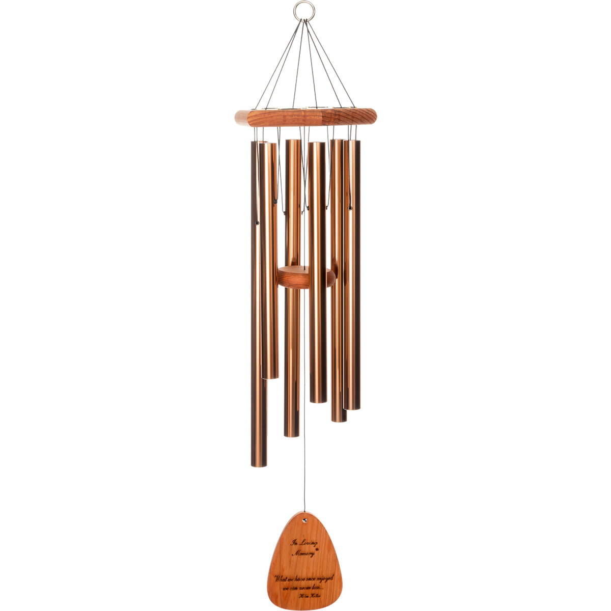 In Loving Memory 35-Inch Wind Chime - Bronze - Phrase 1