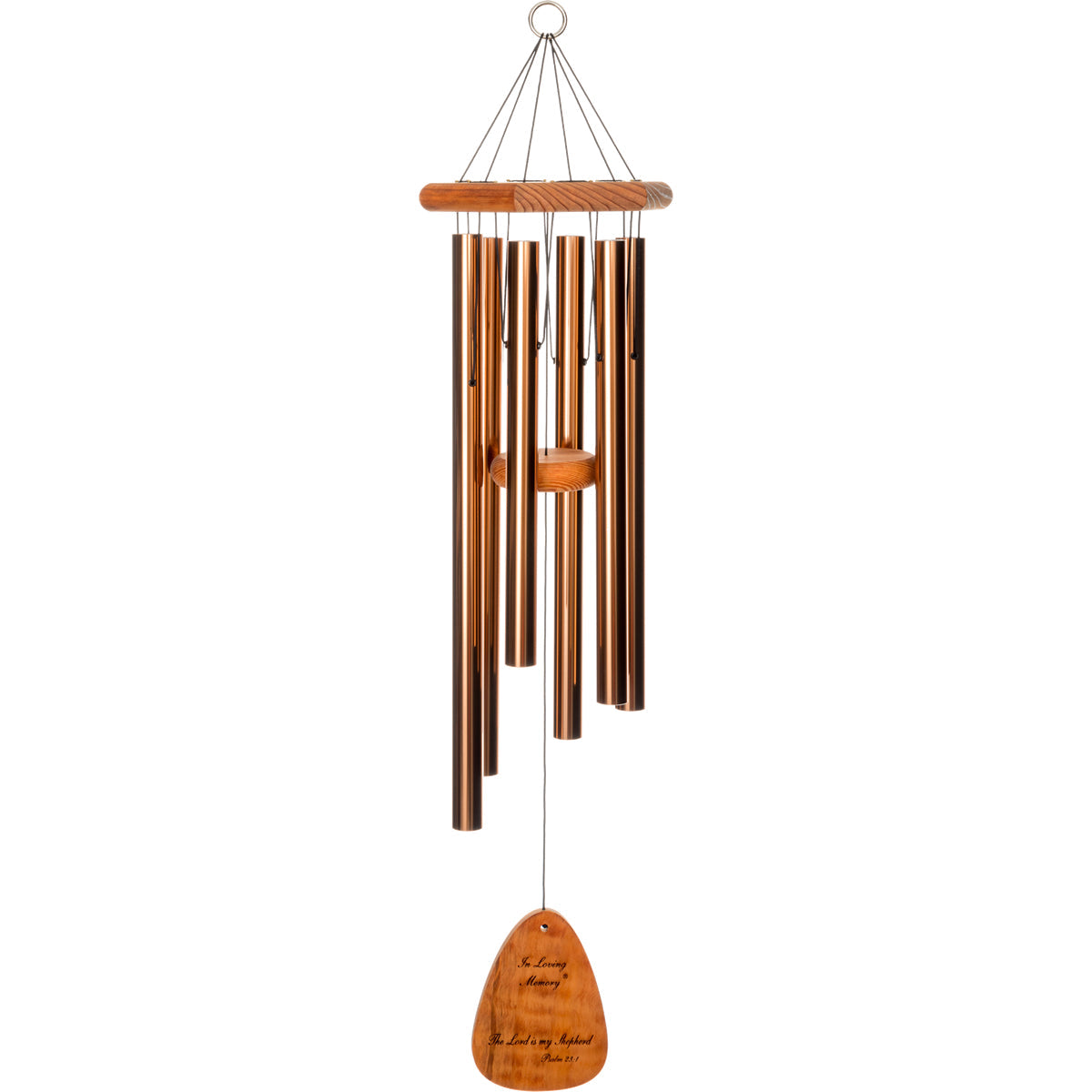 In Loving Memory 35-Inch Wind Chime - Bronze - Phrase 2