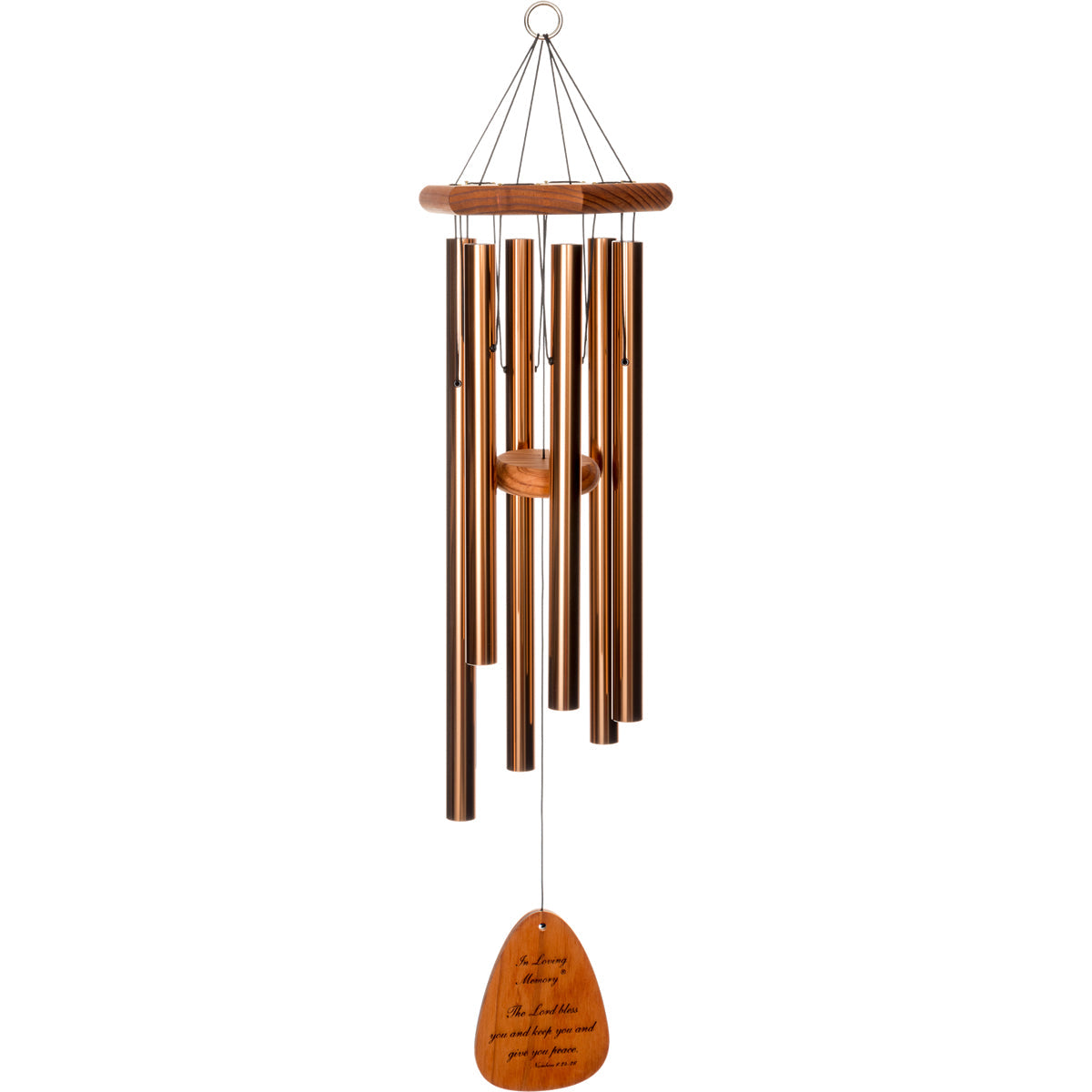 In Loving Memory 35-Inch Wind Chime - Bronze - Phrase 3