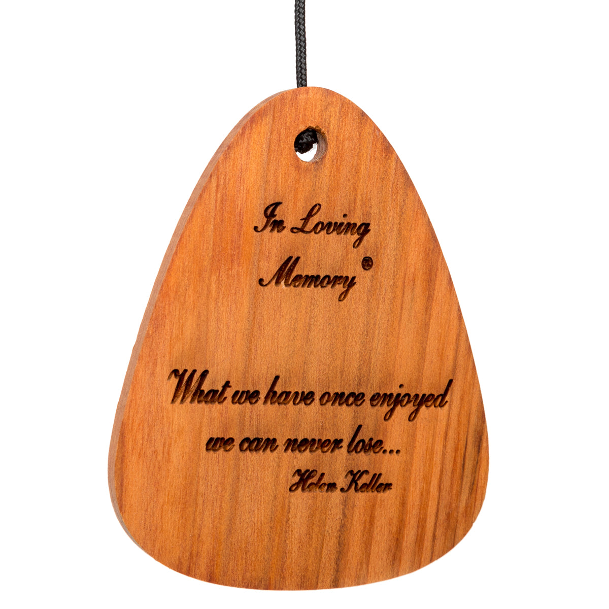 In Loving Memory 18-Inch Wind Chime - Bronze - Phrase 1