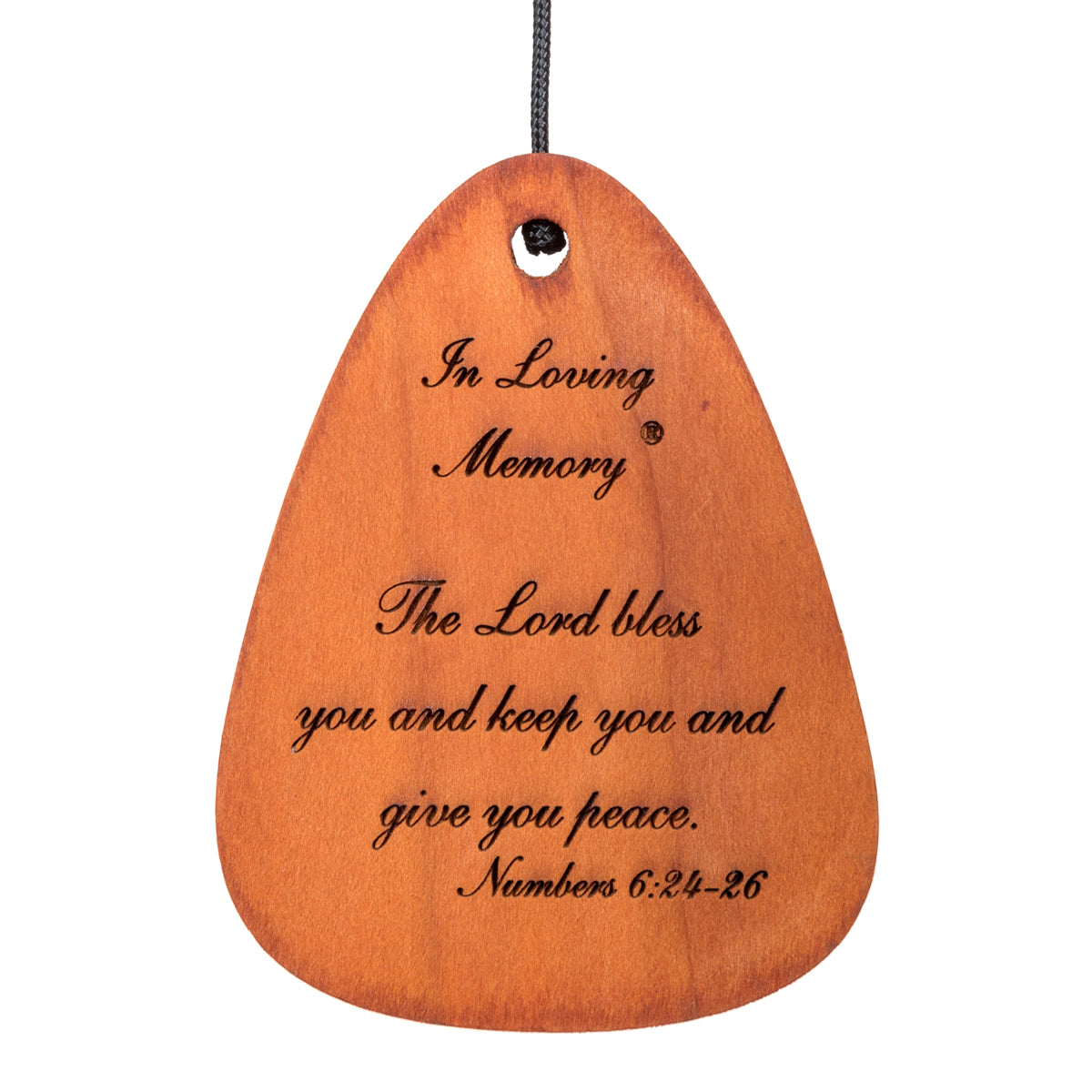 In Loving Memory 18-Inch Wind Chime - Bronze - Phrase 3