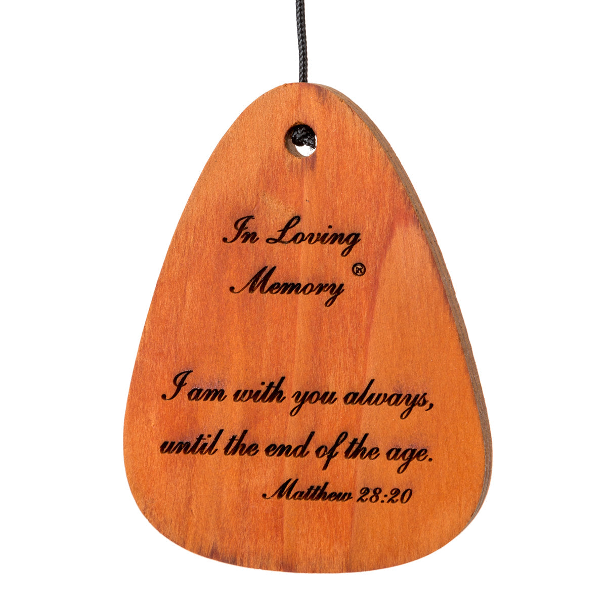 In Loving Memory 18-Inch Wind Chime - Bronze - Phrase 4