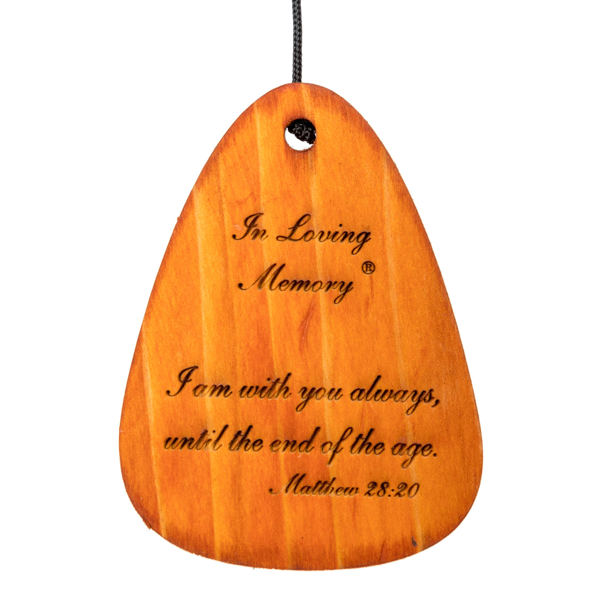 In Loving Memory 18-Inch Wind Chime - Silver - Phrase 4