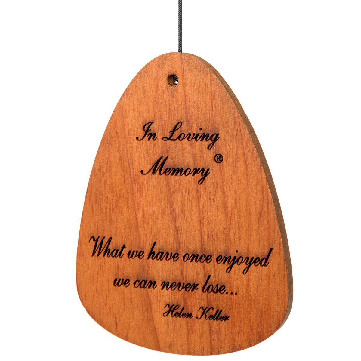 In Loving Memory 42-Inch Wind Chime - Bronze - Phrase 1