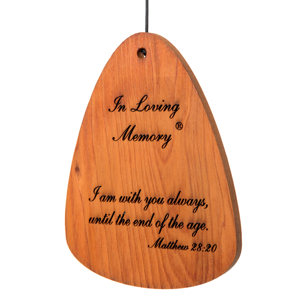 In Loving Memory 42-Inch Wind Chime - Bronze - Phrase 4