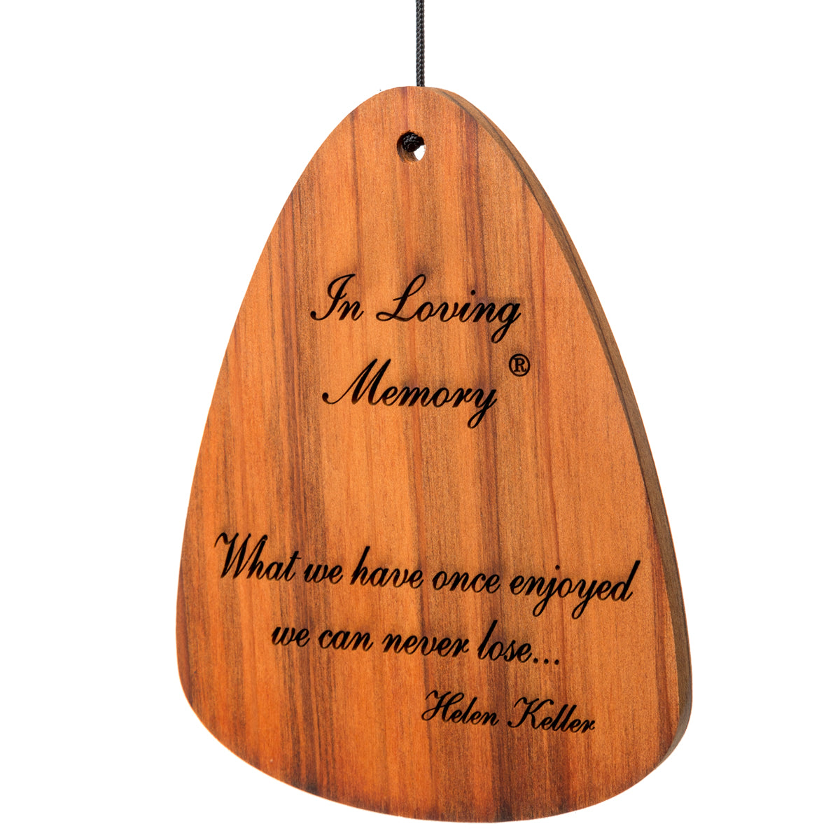 In Loving Memory 42-Inch Wind Chime - Silver - Phrase 1