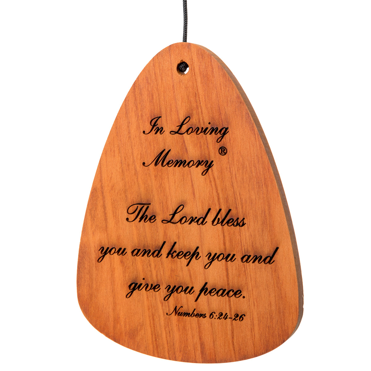 In Loving Memory 42-Inch Wind Chime - Silver - Phrase 3