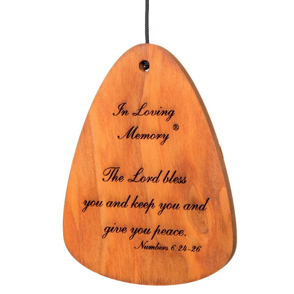 In Loving Memory 24-Inch Wind Chime - Bronze - Phrase 3