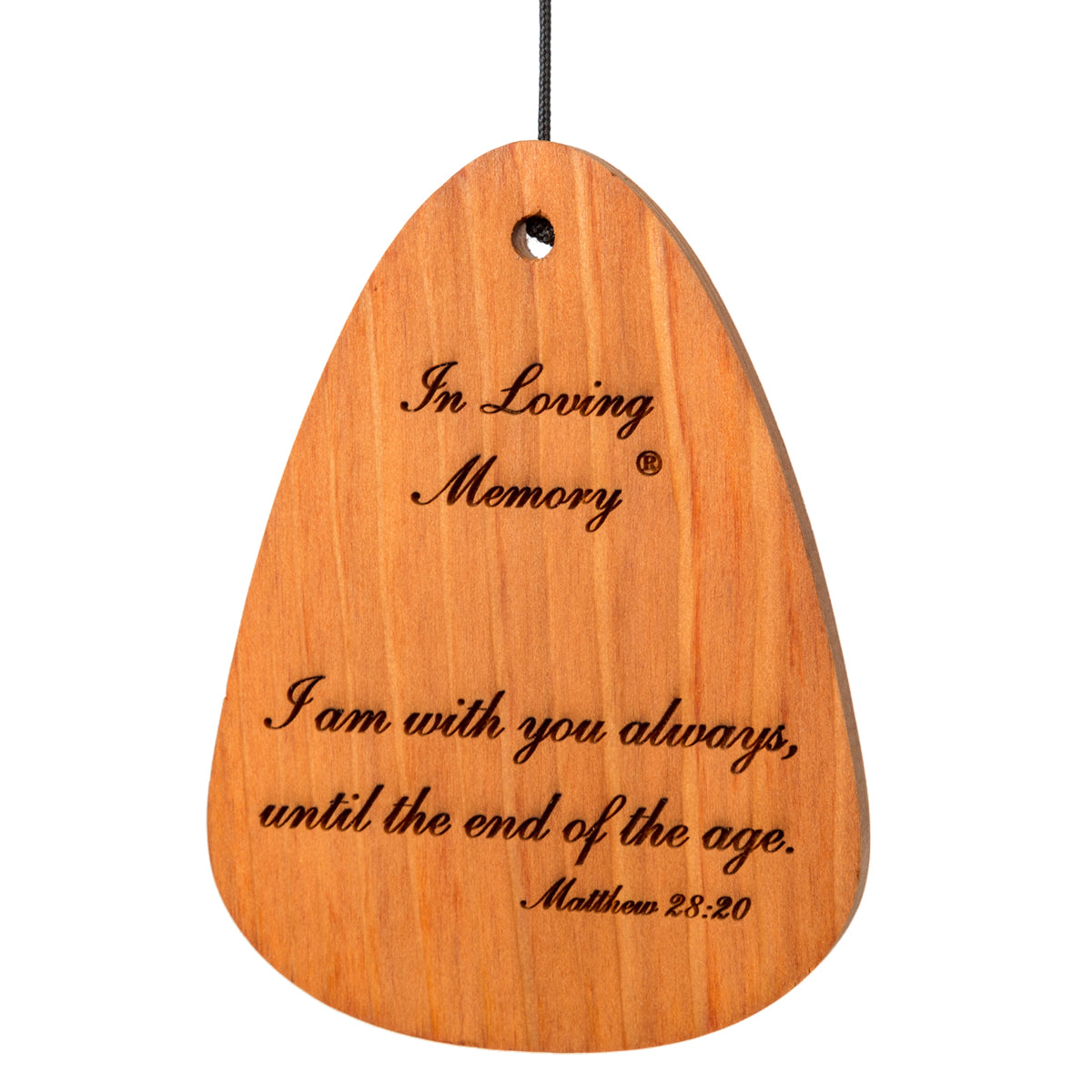 In Loving Memory 24-Inch Wind Chime - Bronze - Phrase 4