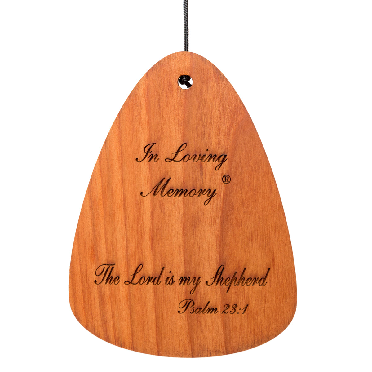 In Loving Memory 24-Inch Wind Chime - Silver - Phrase 2