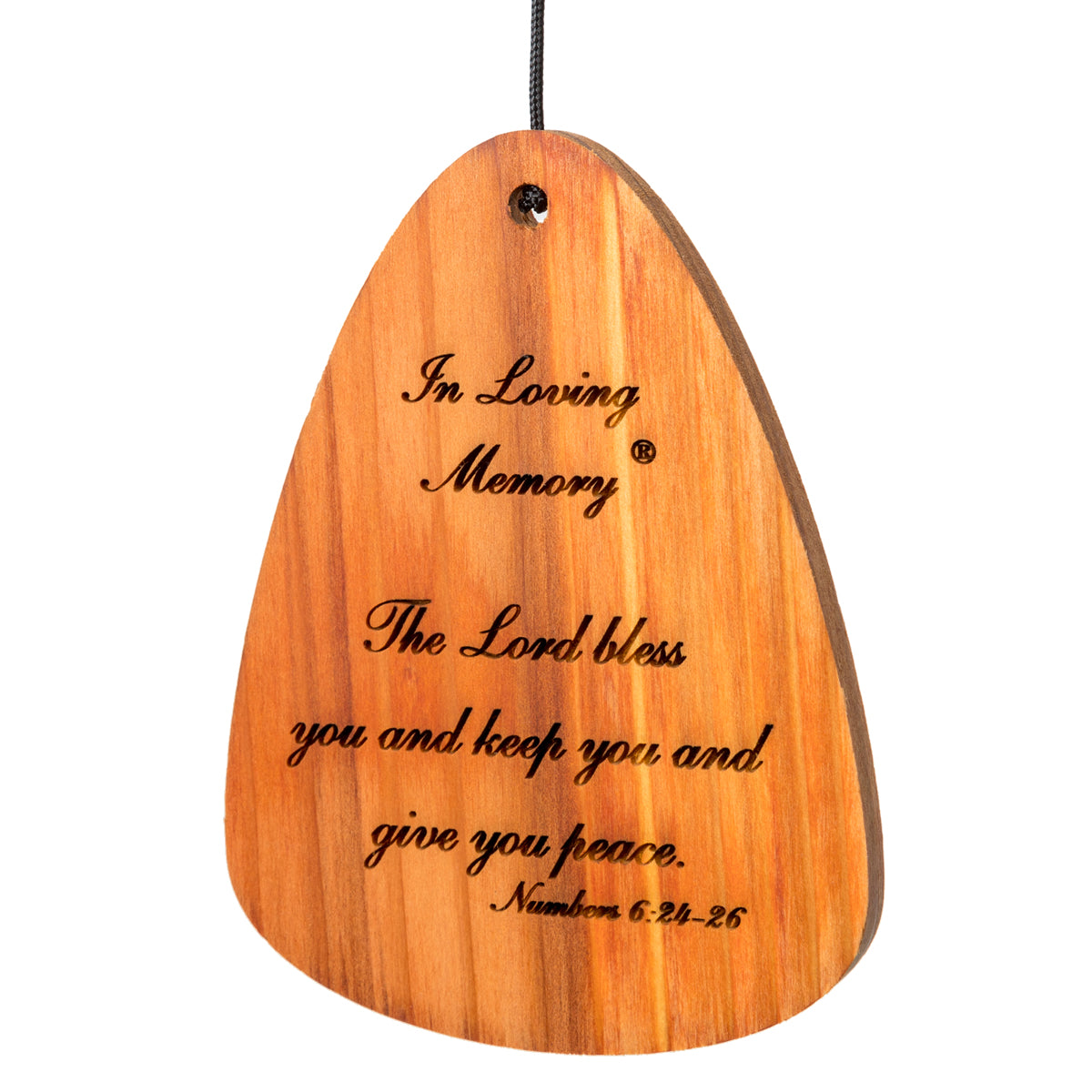 In Loving Memory 24-Inch Wind Chime - Silver - Phrase 3