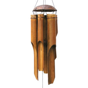 Cohasset Simple Antique Bamboo Windchime - Small