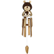 Woodstock Teddy Bear Bamboo Chime
